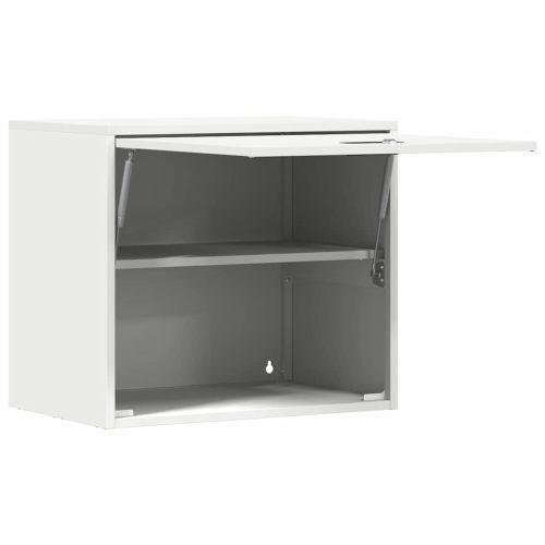  Fali szekrény a garázsba Fehér 60 x 40 x 53 cm Porfestett acél