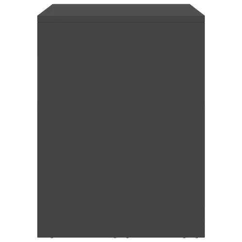  Fali szekrény a garázsba Fekete 80 x 33 x 35 cm Porfestett acél