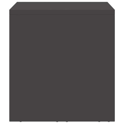  Fali szekrény a garázsba Fekete 60 x 33 x 35 cm Porfestett acél