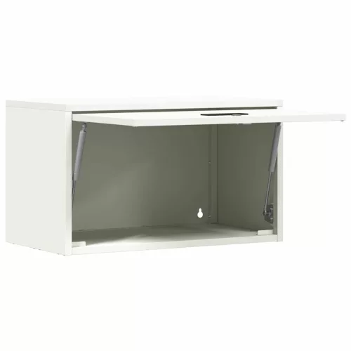  Fali szekrény a garázsba Fehér 60 x 33 x 35 cm Porfestett acél