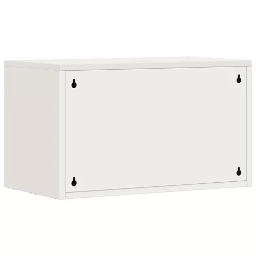  Fali szekrény a garázsba Fehér 60 x 33 x 35 cm Porfestett acél