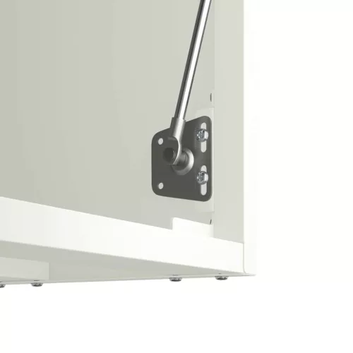  Fali szekrény a garázsba Fehér 60 x 33 x 35 cm Porfestett acél