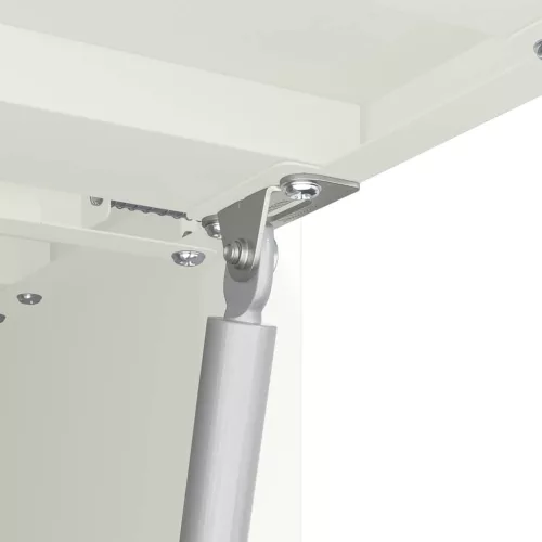  Fali szekrény a garázsba Fehér 60 x 33 x 35 cm Porfestett acél