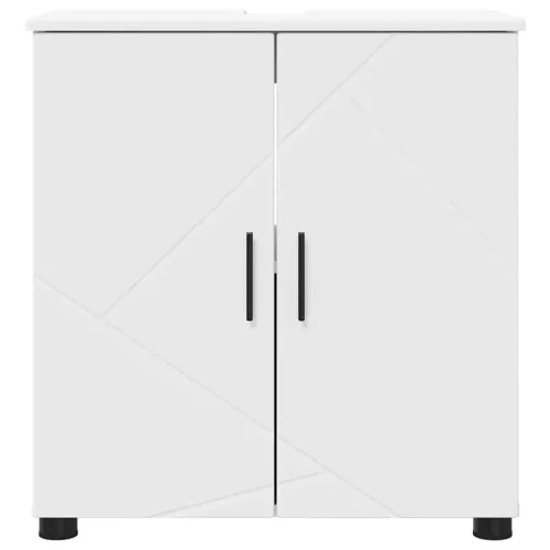  Fürdőszoba Székény polcokkal Fehér 61 x 35 x 64 cm Faanyag