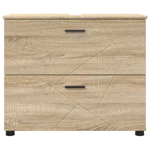  Fürdőszoba Székény sonoma tölgy 76.5 x 35 x 64 cm Faanyag