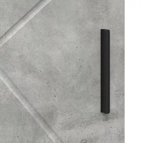  Fürdőszoba Székény ajtóval Beton szürke 30 x 35 x 95 cm Faanyag