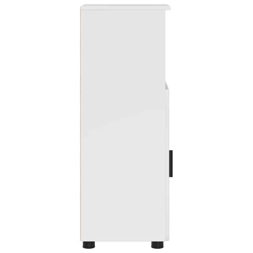  Fürdőszoba Székény Magasfényű fehér 30 x 35 x 95 cm Faanyag