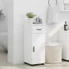  Fürdőszoba Székény fiókkal Fehér 30 x 35 x 80 cm Faanyag