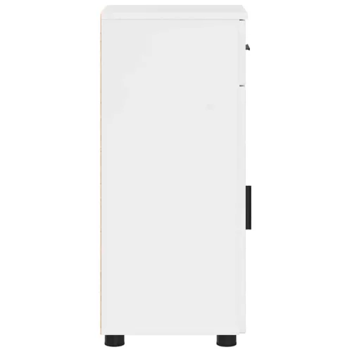  Fürdőszoba Székény Magasfényű fehér 30 x 35 x 80 cm Faanyag