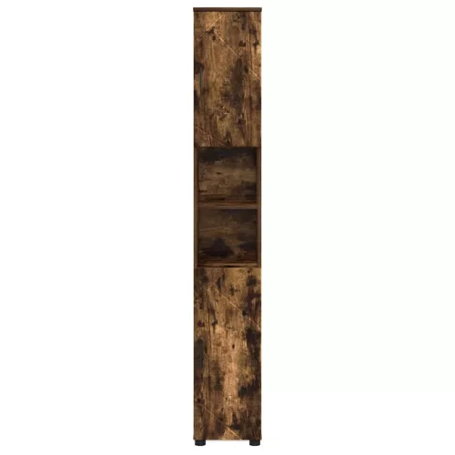  Fürdőszobai magas szekrény Füstölt tölgy 30 x 35 x 192 cm