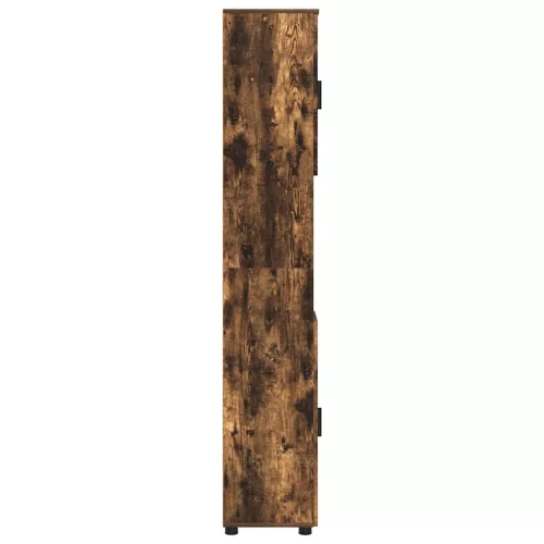  Fürdőszobai magas szekrény Füstölt tölgy 30 x 35 x 192 cm