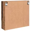  Tükörszekrény Falra szerelhető Öreg fa 59 x 17 x 55 cm Faanyag