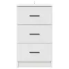  Éjjeliszekrény fiókkal Fehér 38 x 38 x 66 cm Faanyag