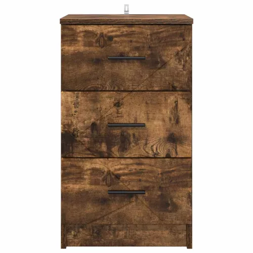  Éjjeliszekrény fiókkal Füstölt tölgy 38 x 38 x 66 cm Faanyag