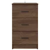  Éjjeliszekrény fiókkal barna tölgy 38 x 38 x 66 cm Faanyag