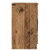  Éjjeliszekrény fiókkal Régi fa 38 x 38 x 66 cm Faanyag