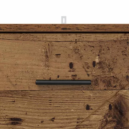  Éjjeliszekrény fiókkal Régi fa 38 x 38 x 66 cm Faanyag