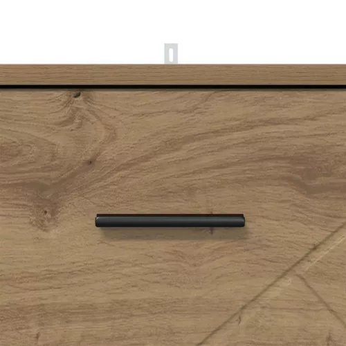  Éjjeliszekrény fiókkal kézműves tölgy 38 x 38 x 66 cm Faanyag