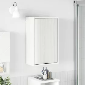    Fürdőszoba Székény tárolóval Fehér 39 x 23.5 x 65 cm Faanyag