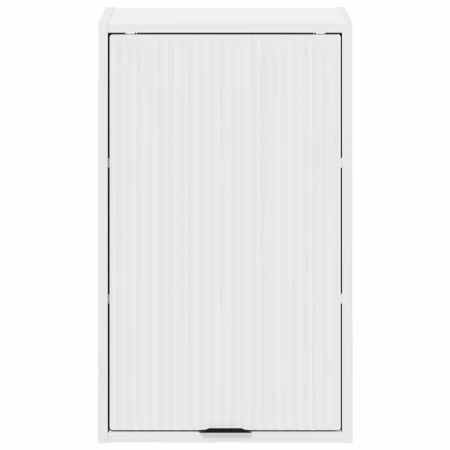  Fürdőszoba Székény tárolóval Fehér 39 x 23.5 x 65 cm Faanyag