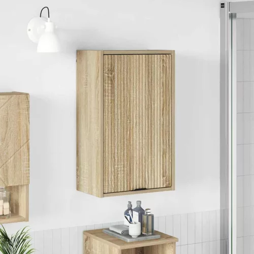  Fürdőszoba Székény Sonoma tölgy 39 x 23,5 x 65 cm Faanyag & Fém