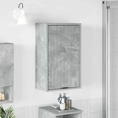  Fürdőszoba Székény Beton szürke 39 x 23.5 x 65 cm Faanyag