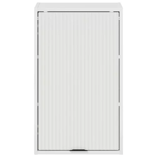  Fürdőszoba Székény Magasfényű fehér 39 x 23.5 x 65 cm Faanyag