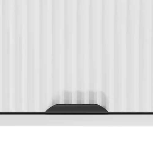  Fürdőszoba Székény Magasfényű fehér 39 x 23.5 x 65 cm Faanyag