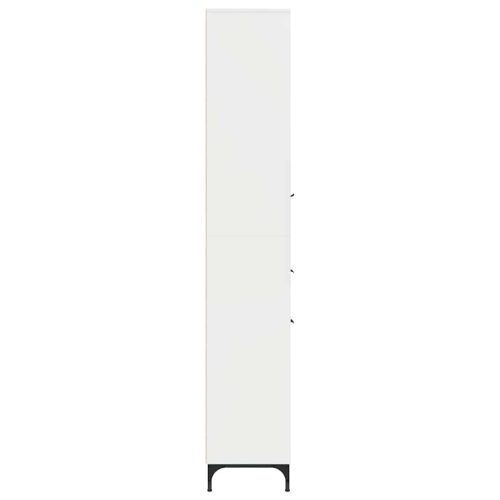  Fürdőszobai magas szekrény Magasfényű fehér 31.5 x 33 x 190 cm