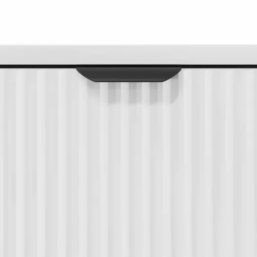  Széf Magasfényű fehér 69.5 x 33 x 82 cm Faanyag