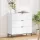  Széf fiókkal Fehér 79.5 x 33 x 82 cm Faanyag