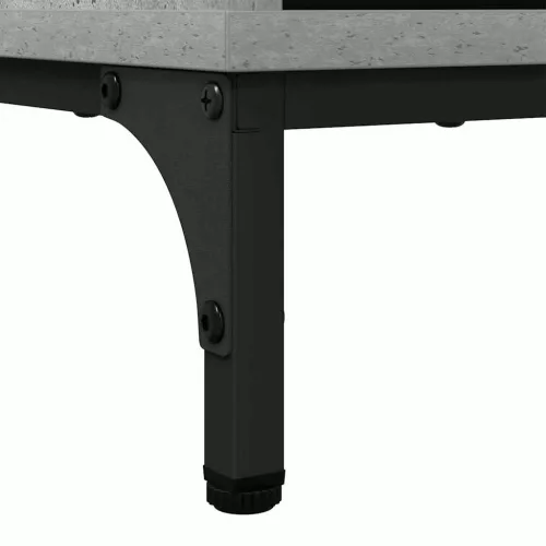  Széf fiókkal Beton szürke 79.5 x 33 x 82 cm Faanyag