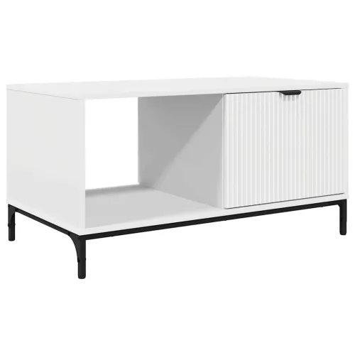  Dohányzóasztal Fehér 90 x 49 x 46 cm Faanyag