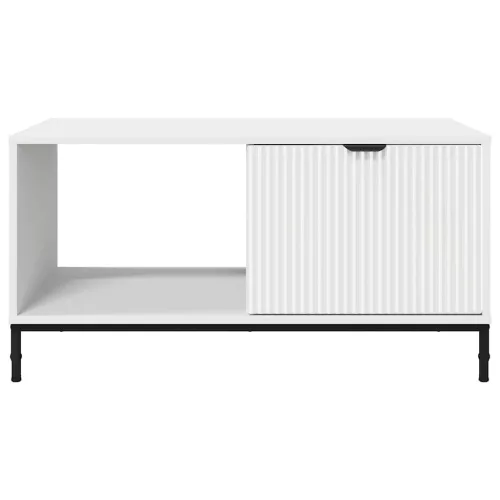  Dohányzóasztal Fehér 90 x 49 x 46 cm Faanyag