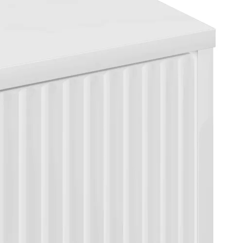 Dohányzóasztal Magasfényű fehér 90 x 49 x 46 cm Faanyag