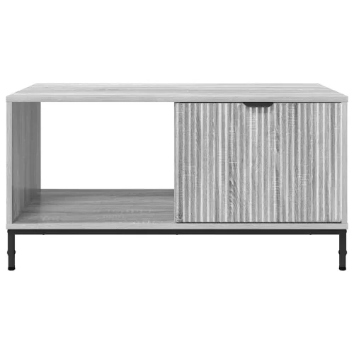 Dohányzóasztal Szürke sonoma 90 x 49 x 46 cm Faanyag