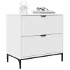  Éjjeli asztal fiókkal Fehér 63.5 x 36 x 61 cm Faanyag