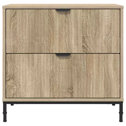  Éjjeli asztal fiókkal sonoma tölgy 63.5 x 36 x 61 cm Faanyag