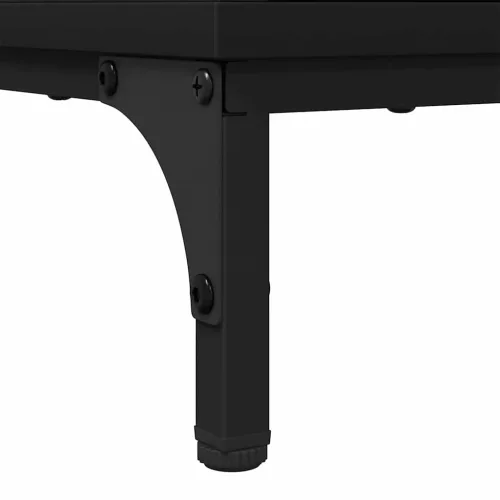  Éjjeli asztal fiókkal Fekete 49 x 36 x 61 cm Faanyag