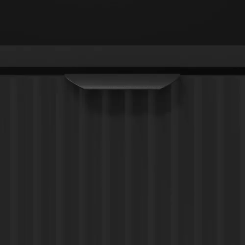  Éjjeliszekrények fiókkal 2 pcs Fekete 49 x 36 x 61 cm Faanyag