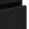  Éjjeliszekrények fiókkal 2 pcs Fekete 49 x 36 x 61 cm Faanyag