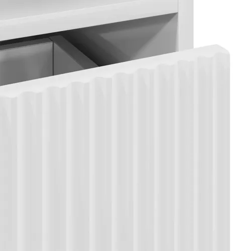 Éjjeliszekrények 2 pcs Magasfényű fehér 49 x 36 x 61 cm Faanyag