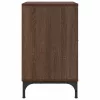  Éjjeliszekrények 2 pcs barna tölgy 49 x 36 x 61 cm Faanyag