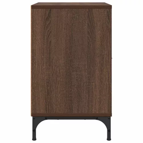  Éjjeliszekrények 2 pcs barna tölgy 49 x 36 x 61 cm Faanyag