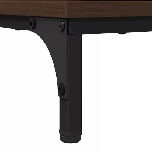  Éjjeliszekrények 2 pcs barna tölgy 49 x 36 x 61 cm Faanyag