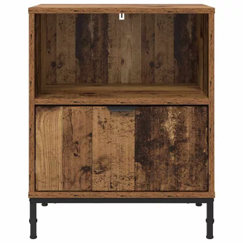  Éjjeliszekrények fiókkal 2 pcs Régi fa 49 x 36 x 61 cm Faanyag