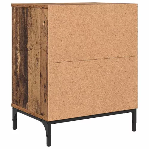  Éjjeliszekrények fiókkal 2 pcs Régi fa 49 x 36 x 61 cm Faanyag