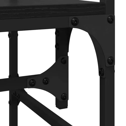  Ruhásszekrény fiókkal Musta tammi 89 x 39 x 184.5 cm Faanyag