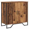  Széf polcokkal tárolóval ajtóval Barna 78 x 35.5 x 74.5 cm Faanyag