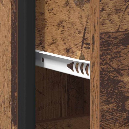  Fürdőszoba Székény fiókkal polcokkal Régi fa 35 x 37.5 x 166 cm